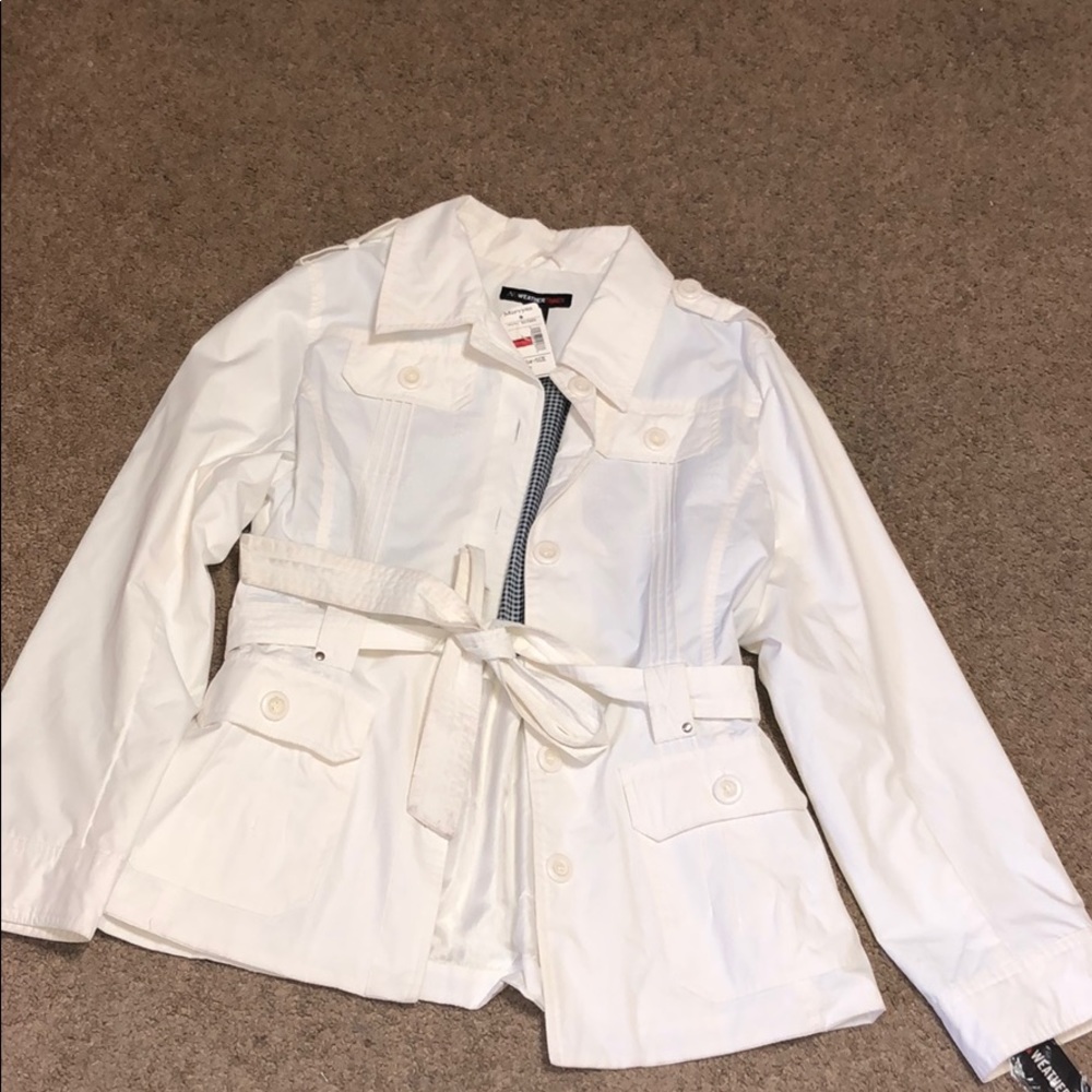 White (windbreaker/blazer?) Jacket!